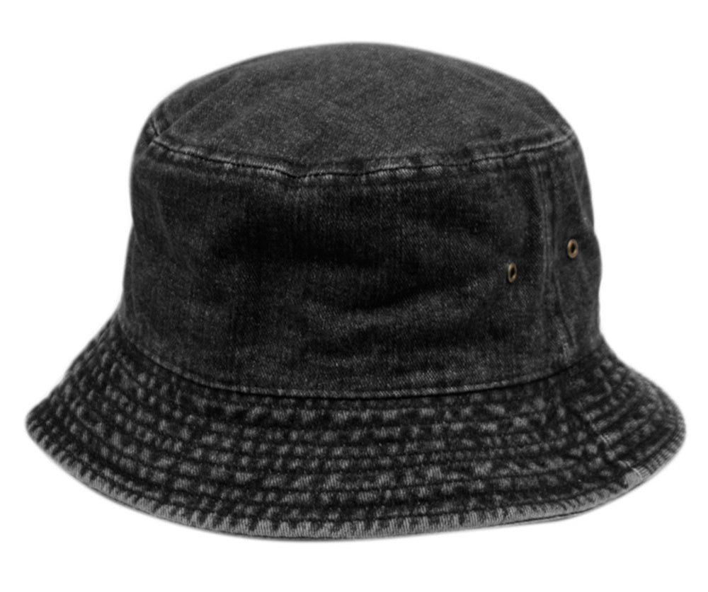 Unisex Solid Cotton Classic Bucket Hat