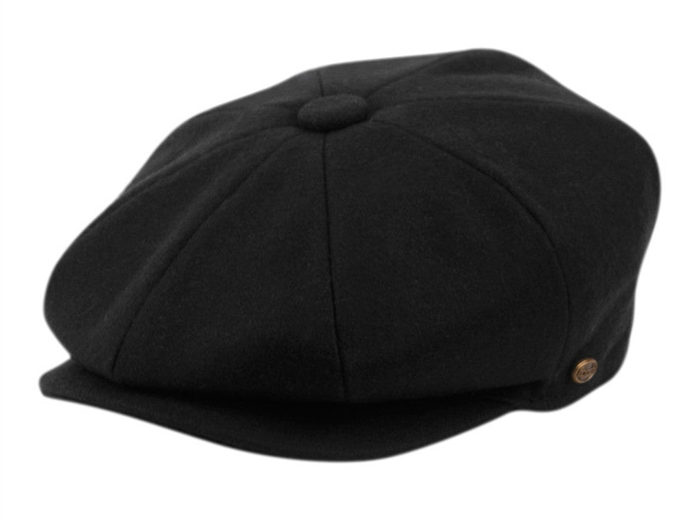 Newsboy Men's Cabbies Fall Winter Solid Classic Apple Wool Cap Golf Hat 1595