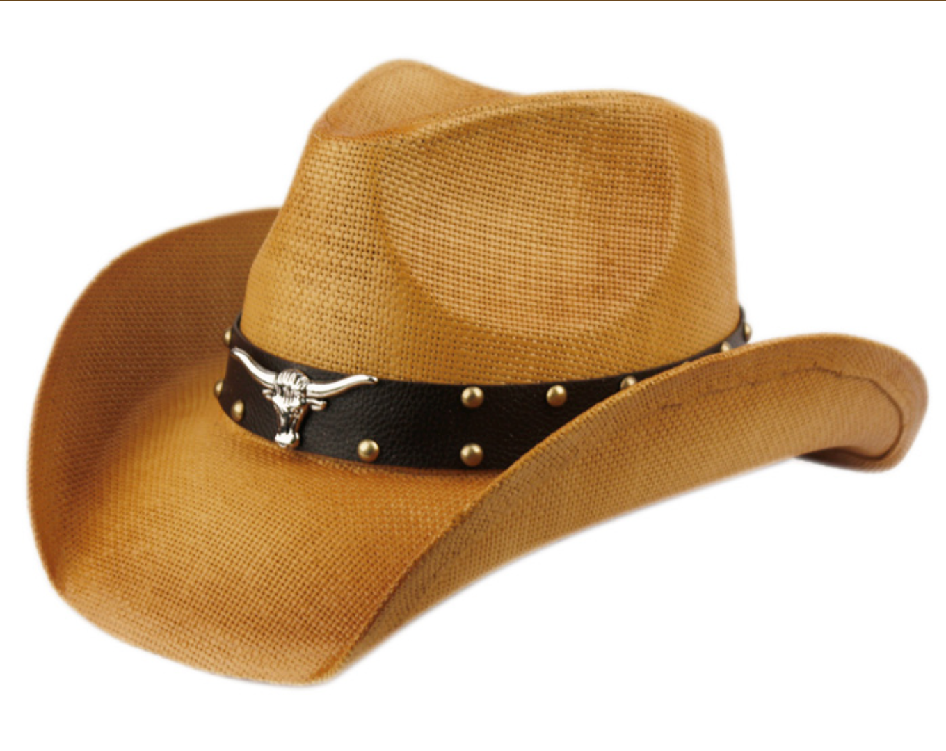 Fashion cowboy hats w/trim band & studs 2937