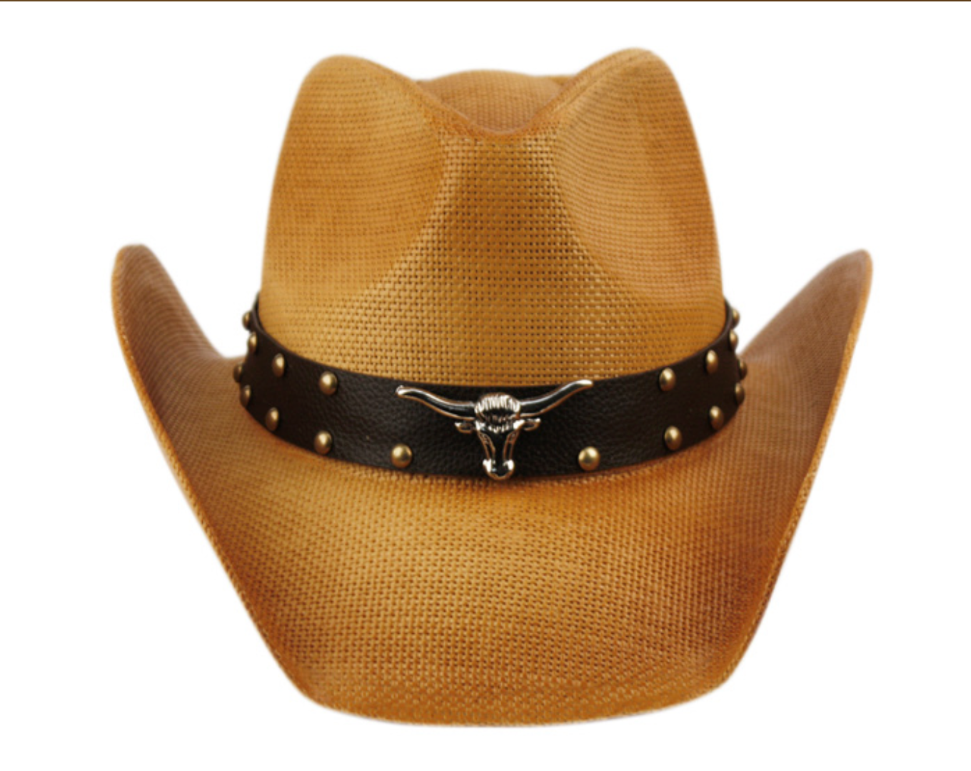 Fashion cowboy hats w/trim band & studs 2937