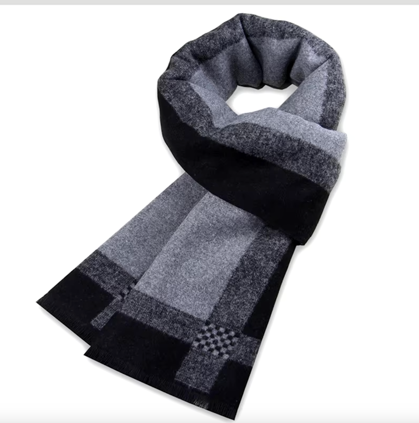 Men's Fashion Scarves Warm and Soft 100% Polyester